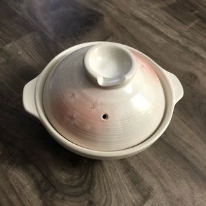 Japanese Cherry Blossom Covered Ceramic 6.7” Bowl